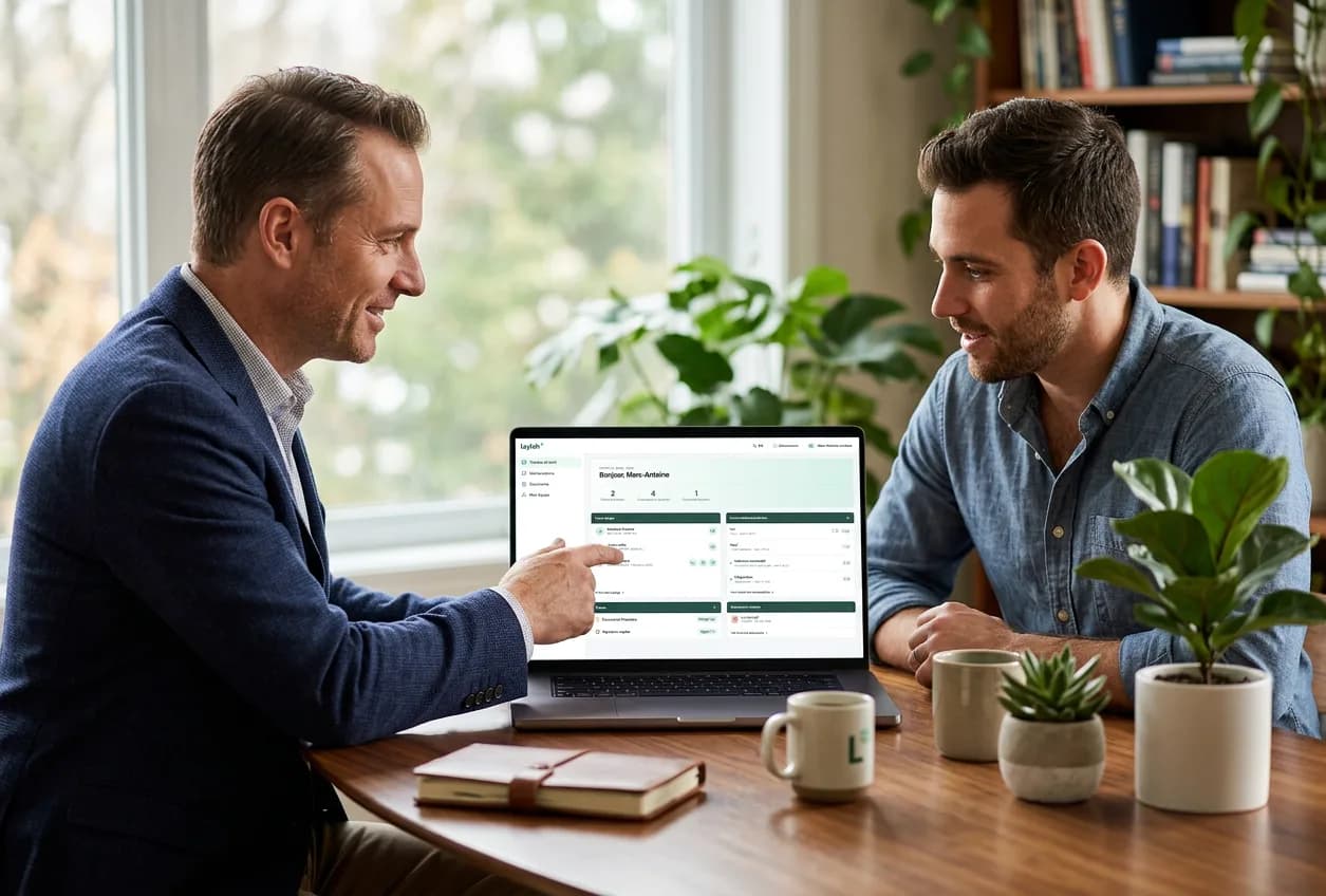 Portail client pour conseillers financiers : collaboration sécurisée avec les clients